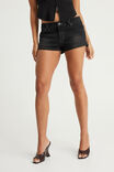 Tumblr Low Rise Booty Short, RIOT BLACK BUTTERFLY - example image 2