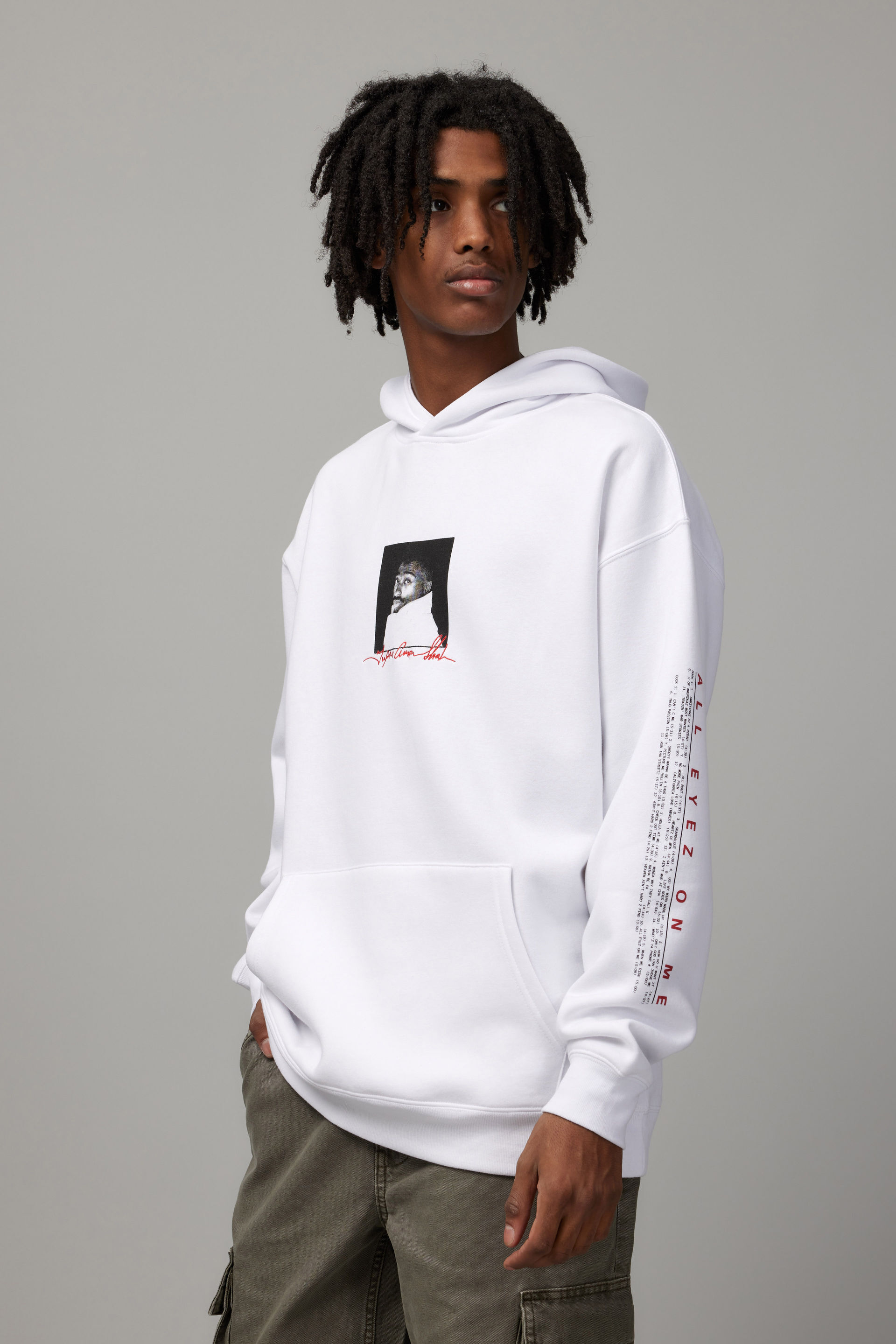 Gray and white hoodie outlet