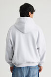 Open Gallery Zip Thru Hoodie, OG SILVER MARLE/GALLERY ATELIER - alternate image 3