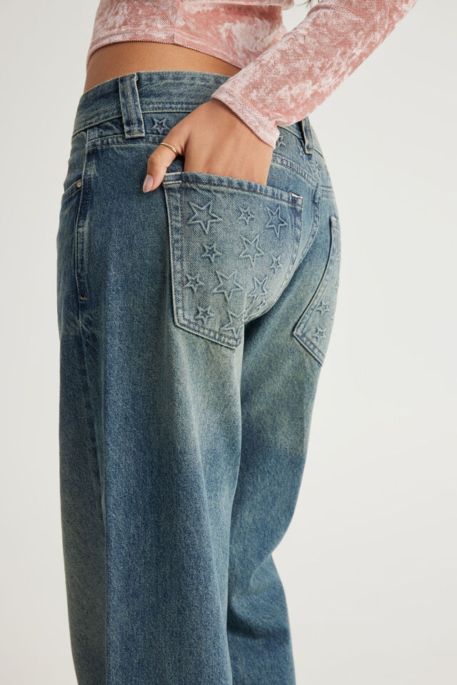 Luca Low Rise Jean, FESTIVAL DAYZE TINT_STAR