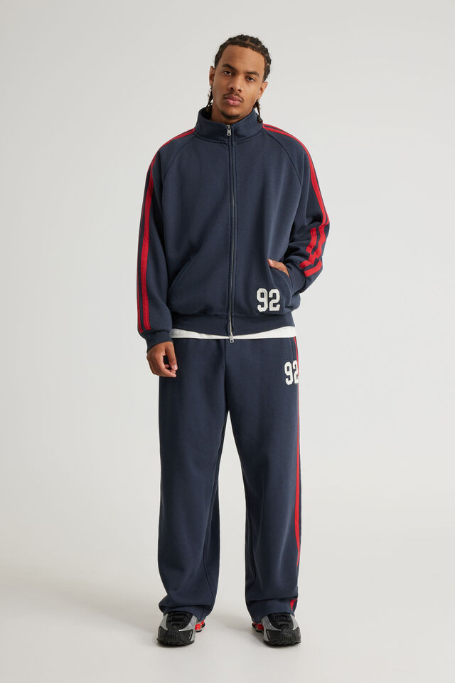 Open Gallery Funnel Neck  Zip Through, OG WASHED SEAL/92