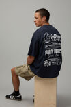 Heavy Weight Box Fit Graphic Tshirt, WASHED NAVY/GOLDMANS GROCER - alternate image 5
