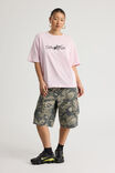 Oversized Graphic Tee, PINK ICE/ILLUSION DEPT - alternate image 2
