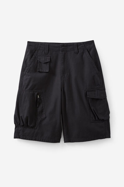 Notion Longline Cargo Short, WASHED BLACK