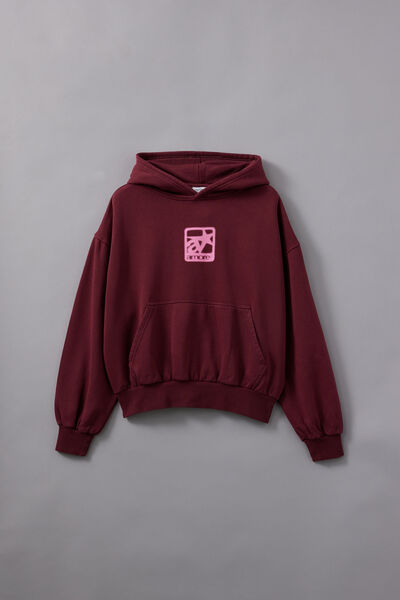 Chloe Hoodie, WASHED CHERRY LACQUER/AMORE STUDIO
