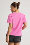 Music Merch Regular Tee, LCN BRA TROYE SIVAN SHOCK PINK/PORTRAIT - alternate image 3