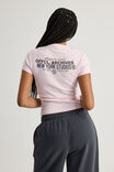Fitted Graphic Tee, POWDER PINK/NY STUDIOS - alternate image 3
