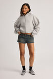 Low Rise Denim Short, WORKSHOP BLUE - alternate image 2