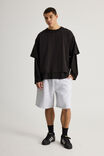 Authentics Regular Track Short, SILVER MARLE - alternate image 2