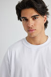 Boxy Cropped Tshirt, WHITE - alternate image 4