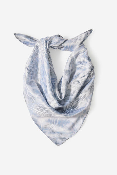 Animal Print Headscarf, ICE ABSTRACT ANIMAL