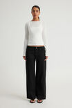 Luca Low Rise Jean, BLACK NO.1 - example image 1