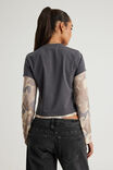 Layered Long Sleeve Top, SLATE/CAMO - alternate image 3