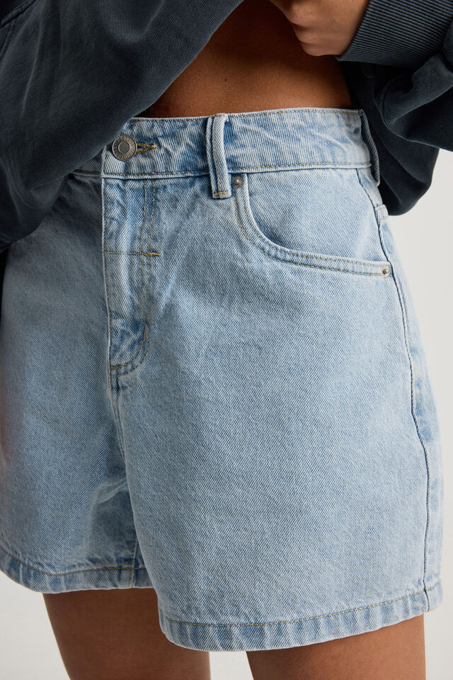 90 S Classic Denim Short, FADED BLUE