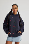 Original Hoodie, NAVY BLAZER/MINI CHERRIES - alternate image 1