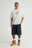 Box Fit Music Merch T Shirt, LCN BRA CLOUD/DEATH ROW DICE - example image 2