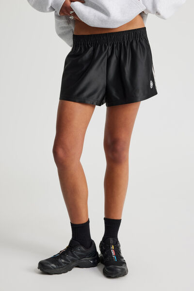 Micro Bball Short, BLACK_WHITE