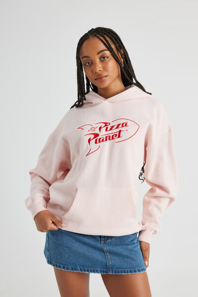 Lcn Toy Story Hoodie, LCN DIS PARFAIT PINK/PIZZA PLANET
