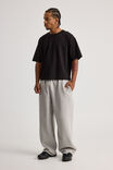 Boxy Cropped Tshirt, BLACK - alternate image 2