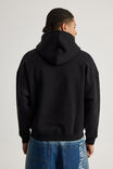 Sonic X Half Half Hoodie, LCN SEG BLACK/PIXEL SONIC - alternate image 3