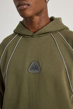 Half Half Hoodie, HH DEEP KHAKI/PIPING - alternate image 4