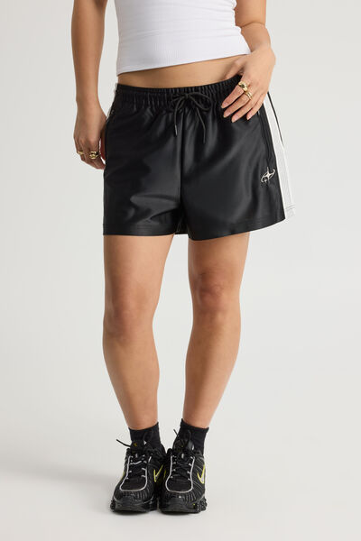 Tricot Short, BLACK/WHITE/SILVER
