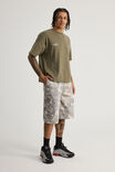 Notion Ultra Baggy Cargo Shorts, SNOW CAMO - alternate image 5