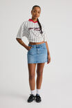 The Everyday Denim Skirt, TEXAS BLUE - alternate image 2