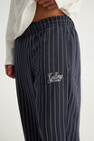 Barrel Leg Track Pant, OG NAVY PINSTRIPE/GALLERY - example image 4