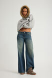 Notion Boxy Hoodie, NTN GREY MARLE/HEAVENLY - alternate image 2
