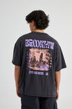 Half Half Heavyweight Box Fit Graphic Tshirt, HH WASHED BLACK/BROOKLYN SUPPLY - alternate image 3