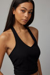 Holly Halter Top, BLACK - alternate image 4
