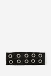 Eyelet Headband, BLACK/SILVER - alternate image 1