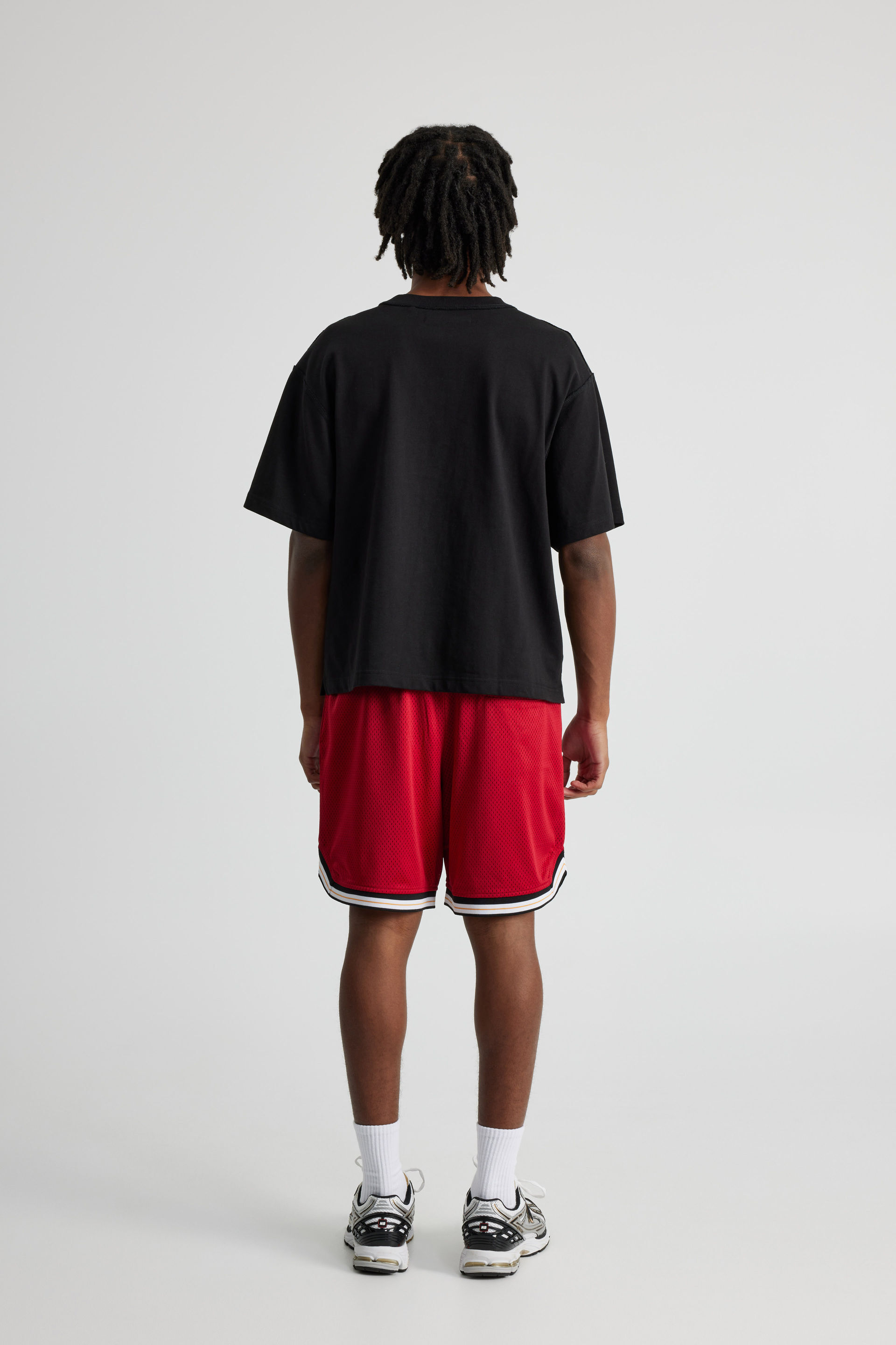 Red basketball shorts on sale