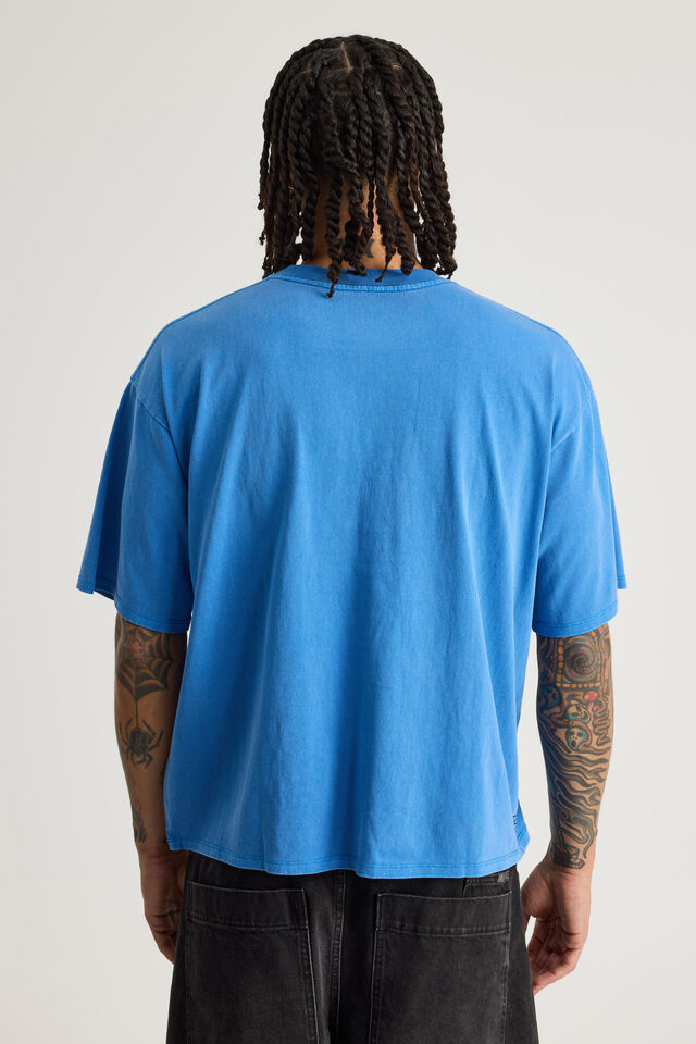 Notion Vintage Graphic Tshirt, NTN WASHED MEDITERRANEAN BLUE/REALITY