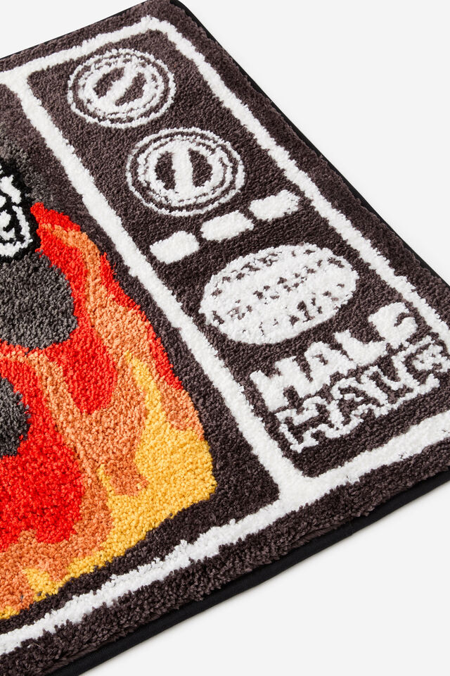 Cartoon Network X Half Half Rug, CARTOON NETWORK BLK OJ RED GRIMM