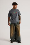 Notion Vintage Slim Fit Graphic Tshirt, NTN WASHED SLATE/ALIEN - alternate image 2