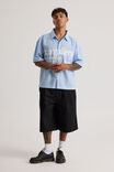 Open Gallery Pleated Woven Short, BLACK - alternate image 2