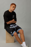 North Carolina Basketball Short, LCN UNC BLACK/NORTH CAOLINA - alternate image 5