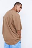Premium Oversized T Shirt, DUSTY BROWN - alternate image 3