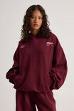Chloe Hoodie, WASHED CHERRY LACQUER/AMORE - alternate image 3