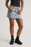 Everyday Denim Skirt, FADED BLUE - alternate image 1