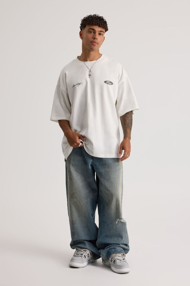 Ford Heavy Weight Box Fit Tshirt, LCN FOR CLOUD/FORD PHOTOGRAPHIC