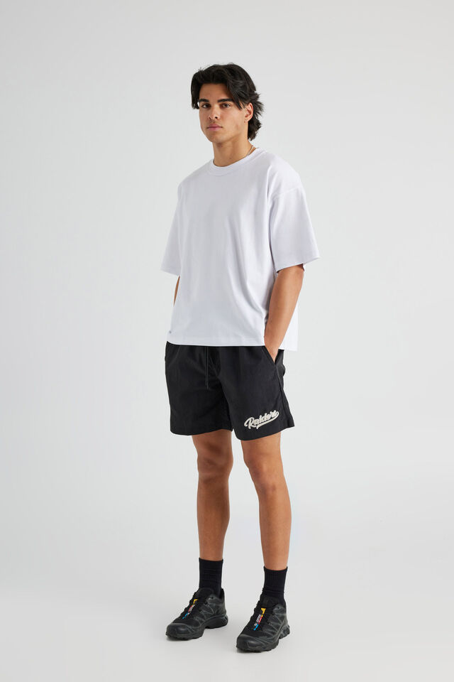 Nfl Street Short, LCN NFL BLACK/RAIDERS LEG SCRIPT