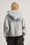 GREY MARLE/TLK LTR ELECTRIC BLUE