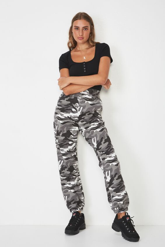 Utility Pant, GREY CAMO