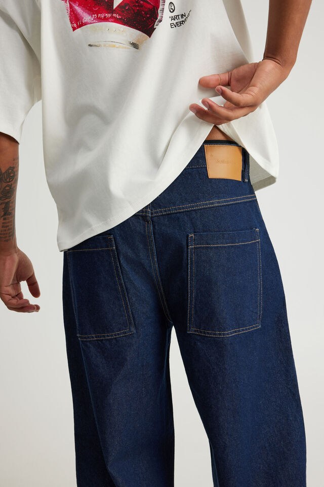 Authentics Semi-Barrel Jean, RAW INDIGO