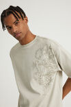 Notion Vintage Graphic Tshirt, NTN WASHED PEBBLE/SKULL N CROSS - example image 3