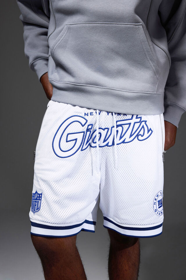 Nfl Basketball Short, LCN NFL WHITE/GIANTS
