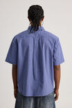 Half Half Short Sleeve Shirt, HH ULTRA BLUE MICRO CHECK - alternate image 3